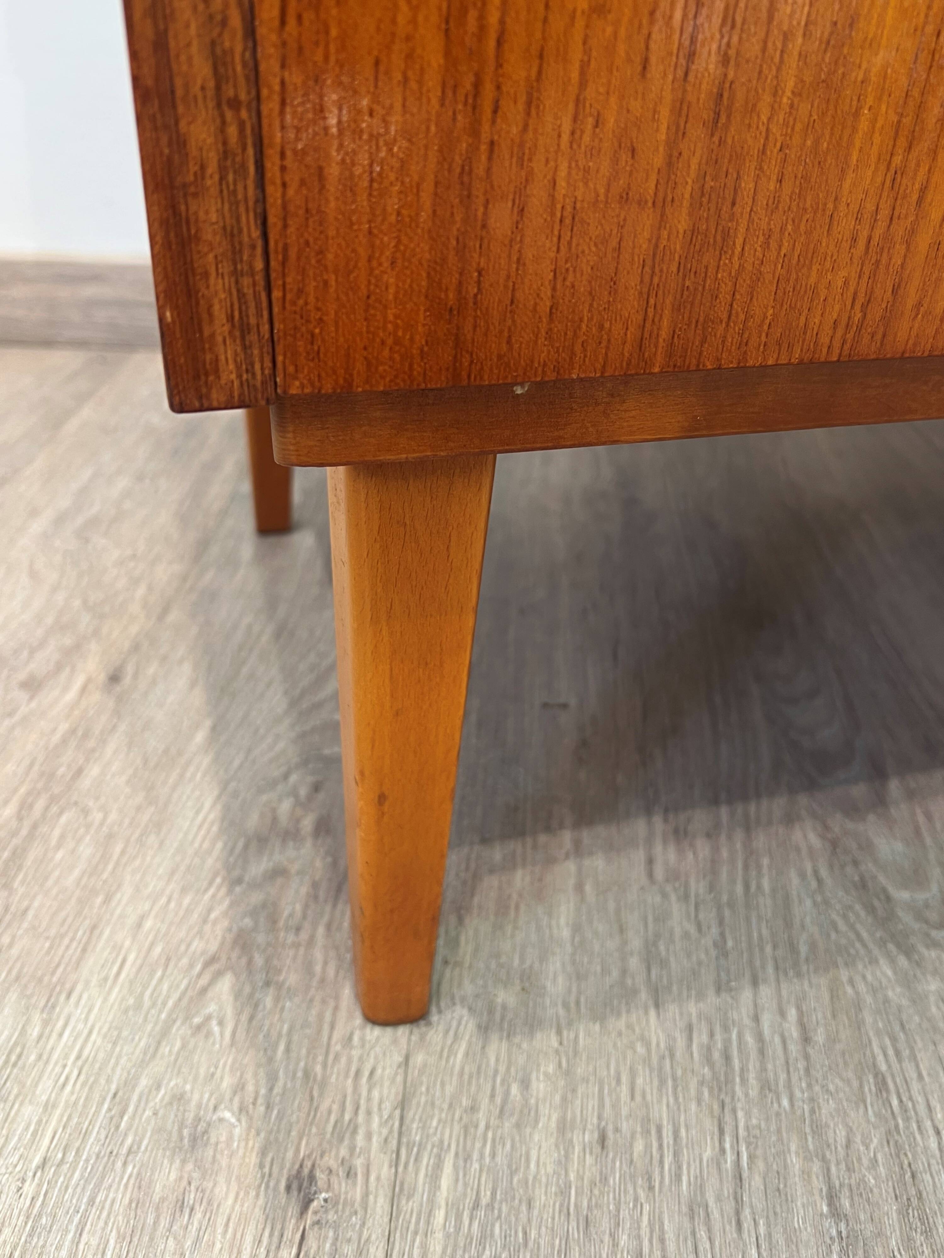 Rare Scandinavian curved secretary from Sweden.