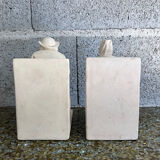 Paire de serre livres personnages bretons