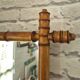Vintage belle epoque bamboo mirror