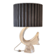 Lamp signed Daum France in crystal.