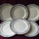 Suite of 18 flat plates Choisy-le-Roi, Chinon décor