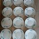 12 antique ironstone dinner plates