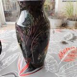 Art Deco vase from the 60s with deer designs