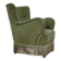 1960s, Danish armchair, original green furniture velour.