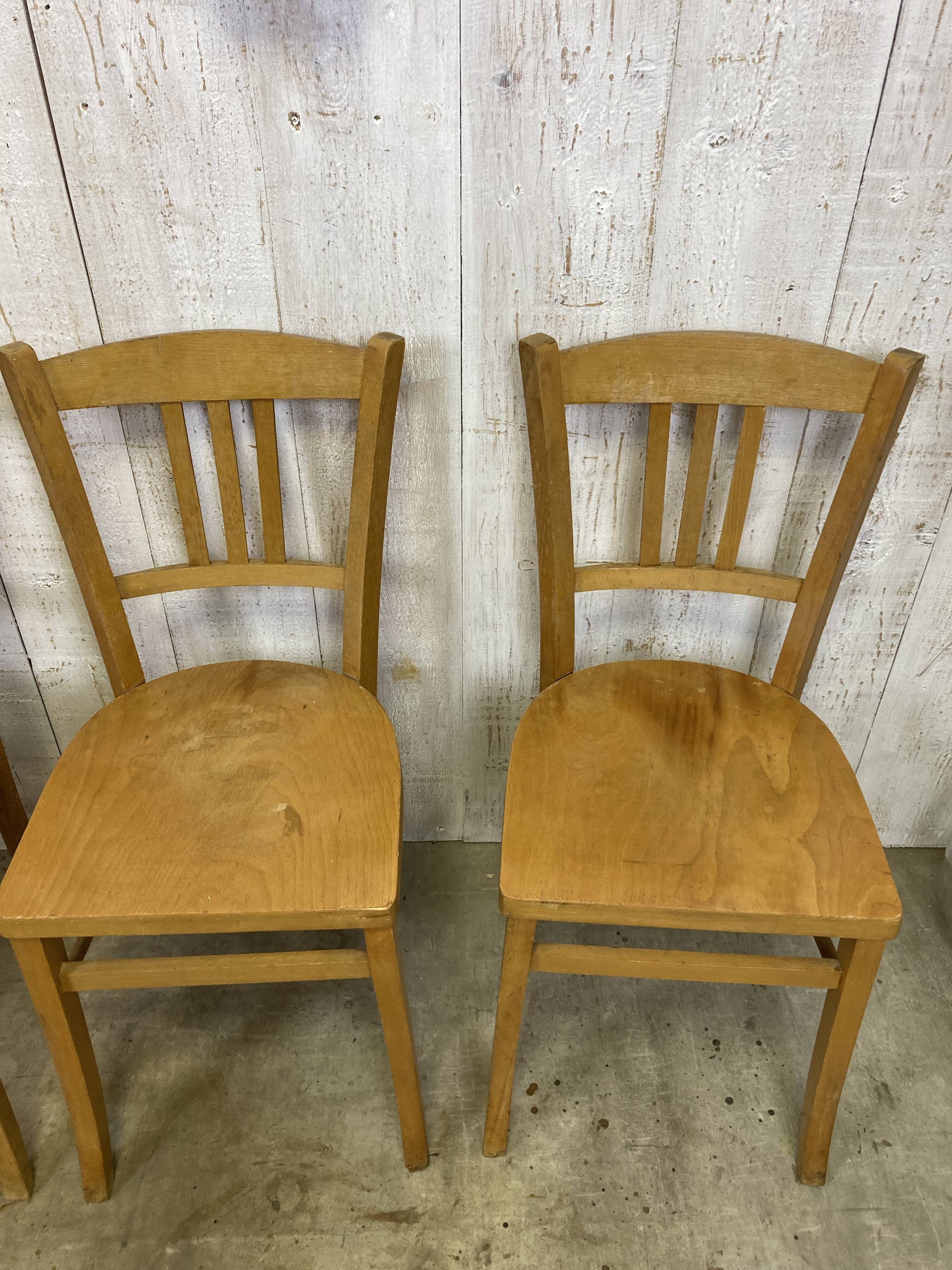 Set of 4 bistro chairs