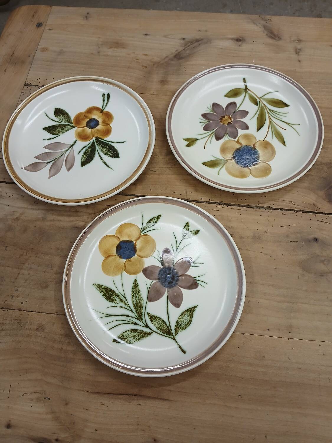 3 old plates from GIENS