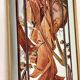 Vintage Alphonse Mucha Reverie De Soir Mirror, Art Nouveau
