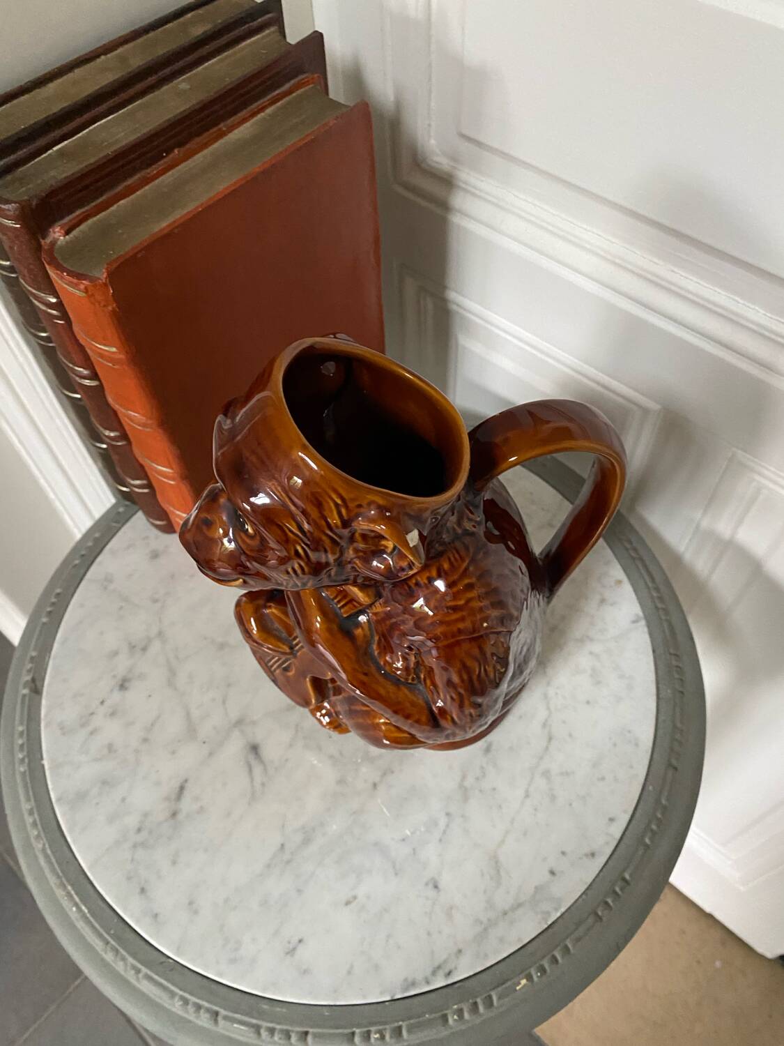 Vintage zoomorphic pitcher
