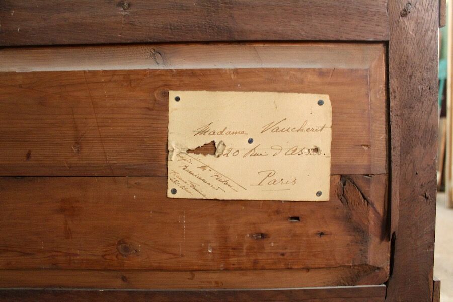 Estanier or bibus in oak nineteenth