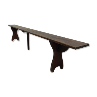 Wooden bench 262 cm long