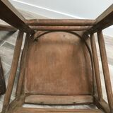 Engraved 1930 bistro chair