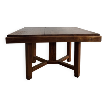 Art Deco dining table — Stamped Maurice Alet (1925–1935)
