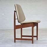 Années 1960, design danois par Arne Vodder, ensemble de 3 chaises, bois de teck, meubles