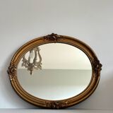 Antique oval mirror