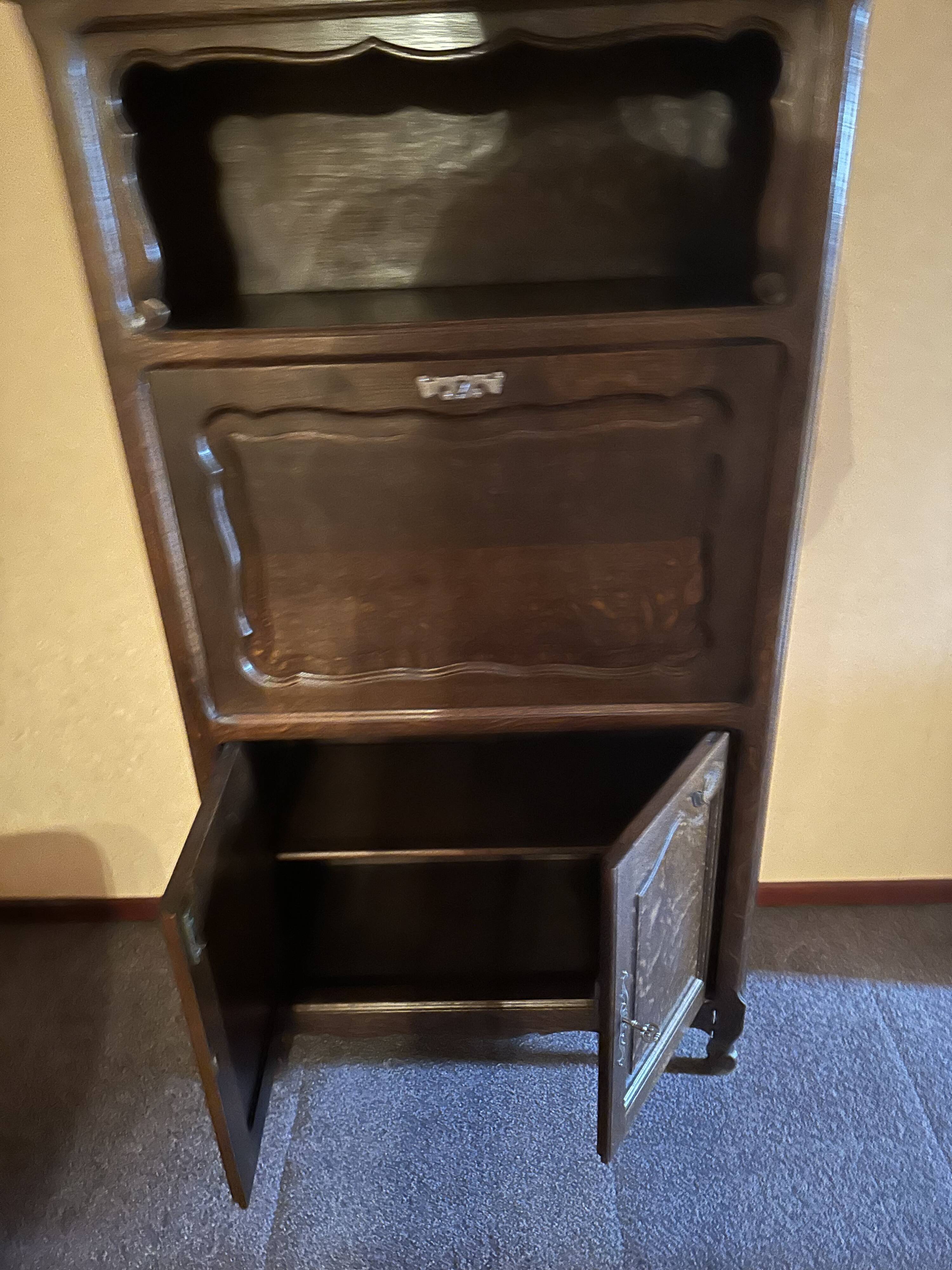 Antique wooden secretary