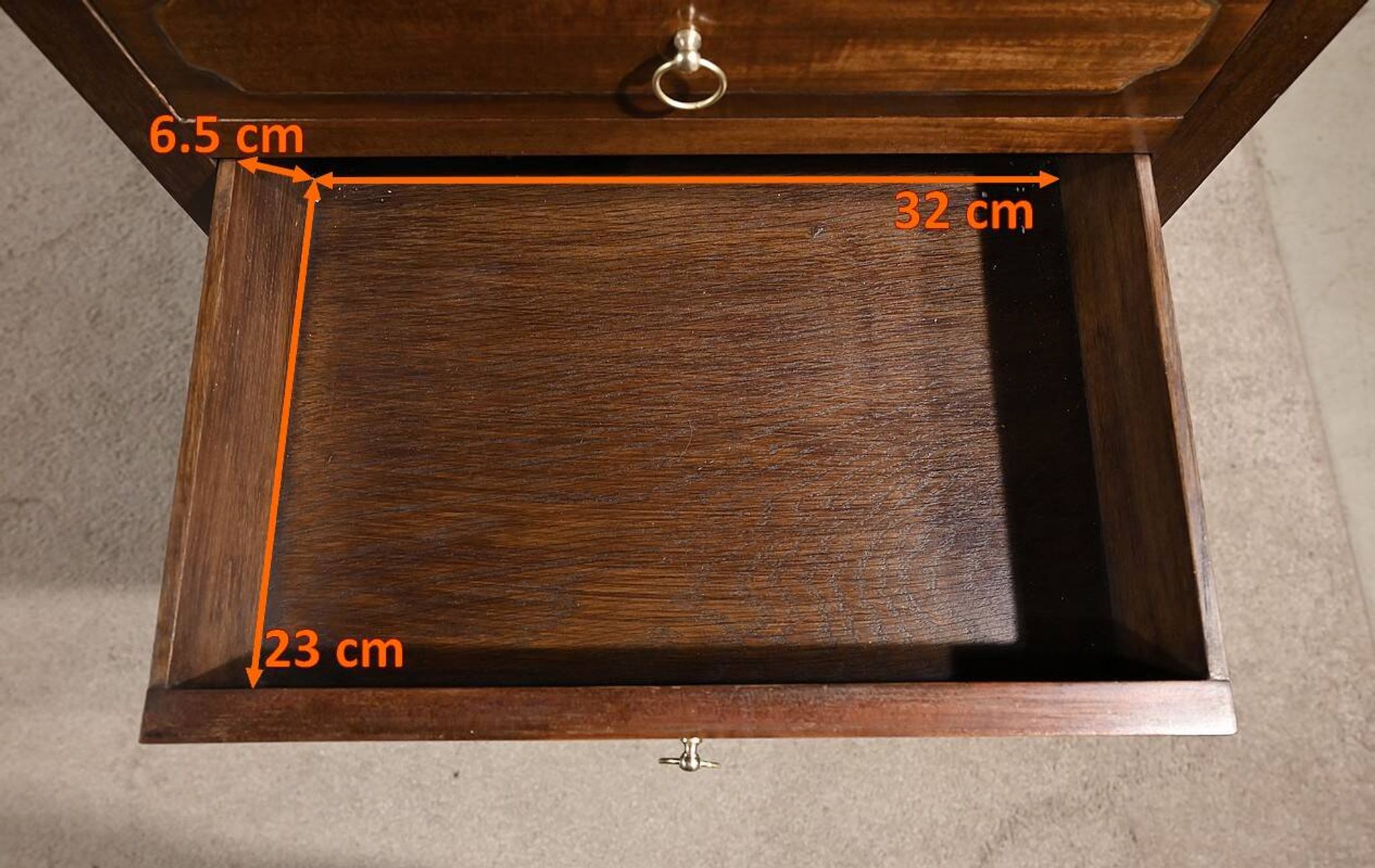 Small Chiffonnière Living Room Table in Mahogany, Louis XVI – 18th Century