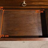 Small Chiffonnière Living Room Table in Mahogany, Louis XVI – 18th Century