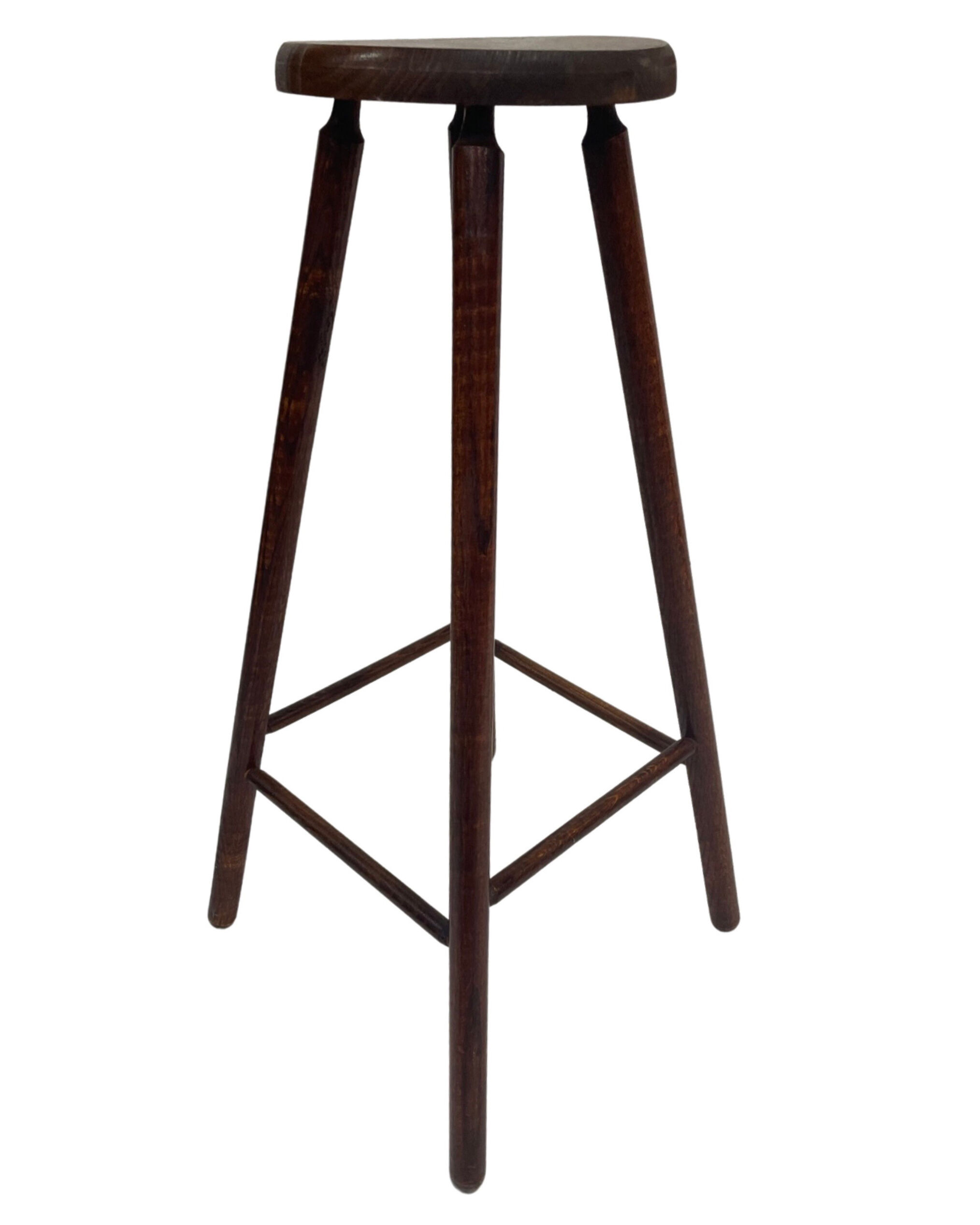 Vintage barstool, wood, 60s