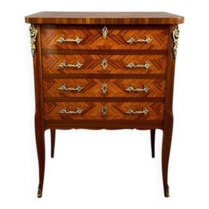 Meuble bar en marqueterie,