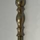 Neoclassical Fire Necessity in Brass with Ball Finials Empi