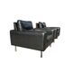 Lot de 2 fauteuils en cuir au design vintage