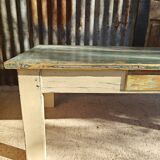 Patinated country coffee table