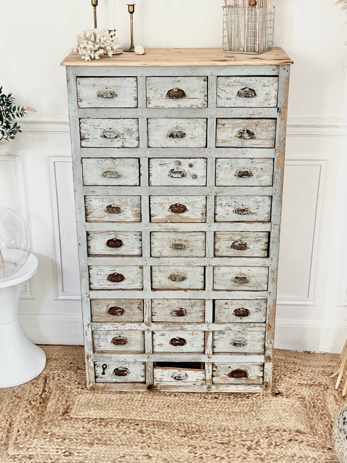 Meuble de métier fin 19eme