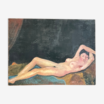 Sleeping, oil on canvas 1972