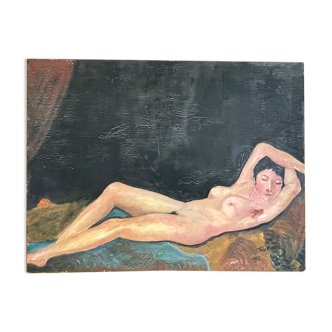 Sleeping, oil on canvas 1972