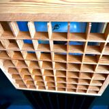 Wooden ceiling lamp, 1970s