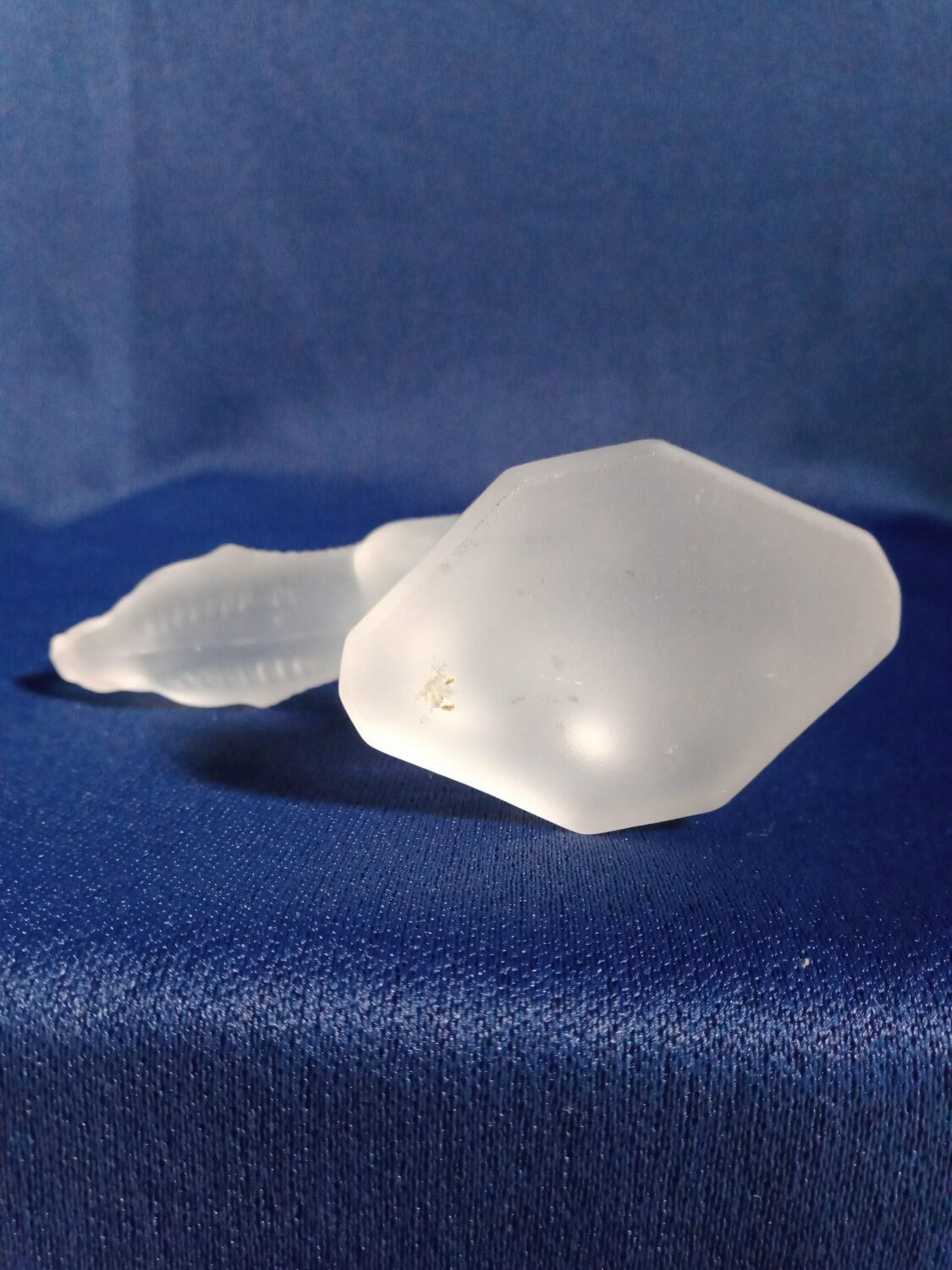 Frosted Glass Bear Paperweight