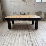 Capron “herbarium” oval coffee table