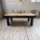 Table basse Capron « herbier » ovale