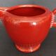 Ceramic cream pot in raspberry colour B. Letalle Saint Clément.