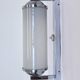 Large Bauhaus Wall Sconce in Chrome and Opaline Glass, 1930s – Czechoslovakia, Marked