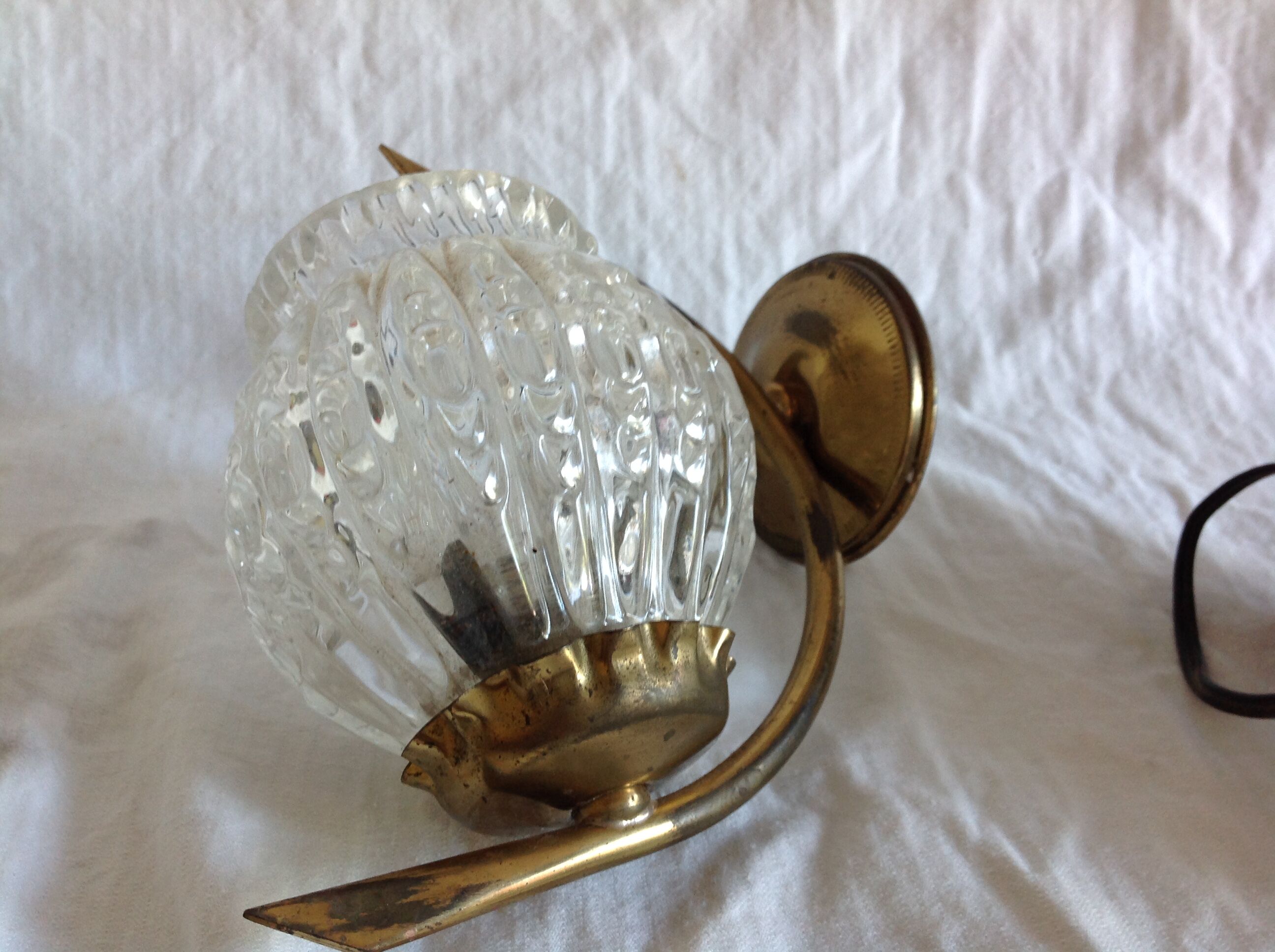 Paire d'appliques vintage
