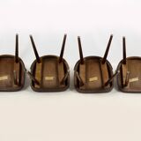 Set of 4 wooden chairs by Oswald Haerdtl for ton, 1950s, no. 515