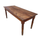 Table de ferme rustique en noyer -1m70