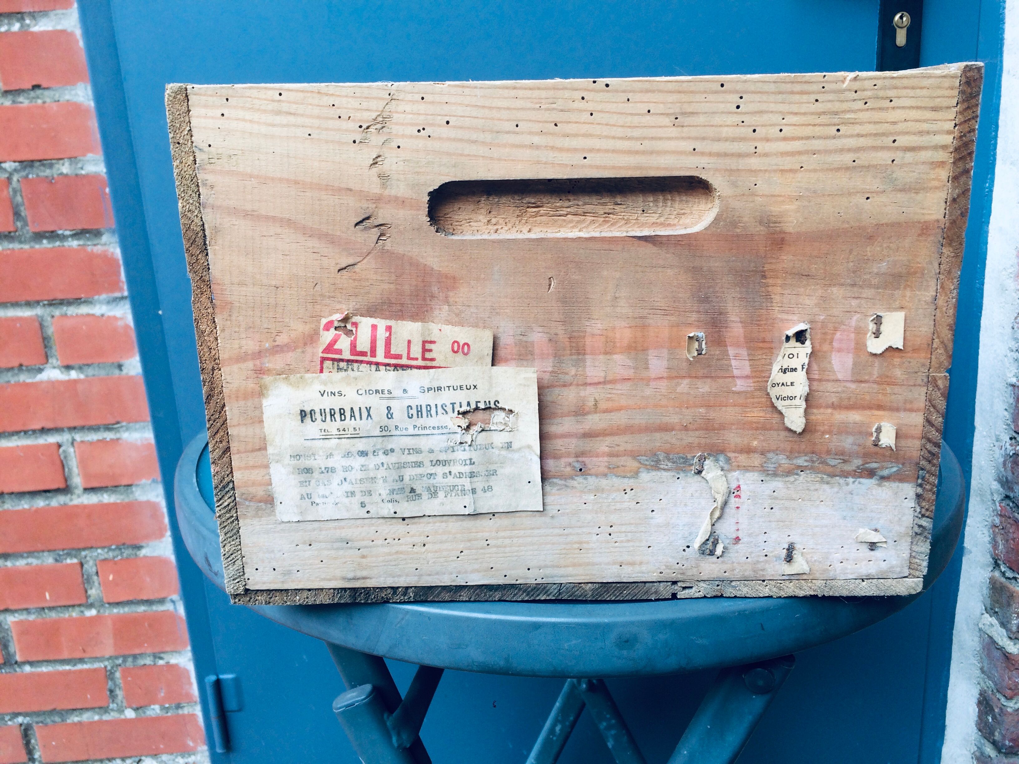 Sandeman old wooden crate