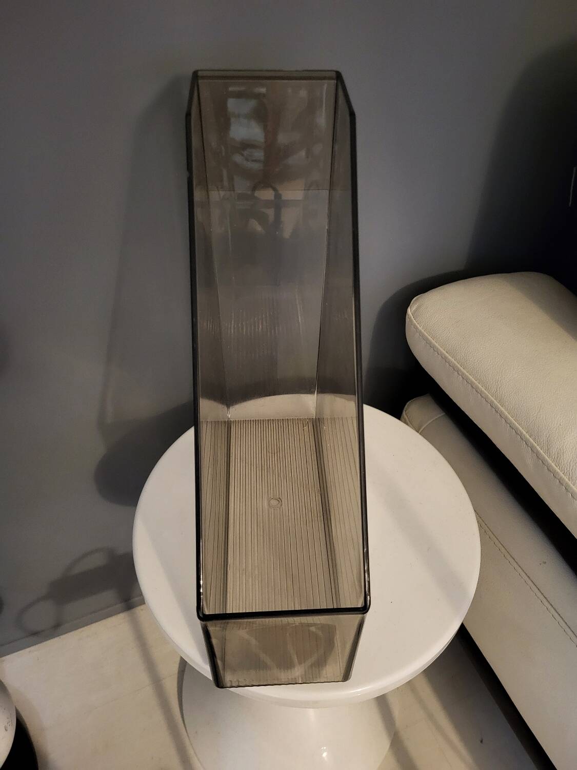 Vintage Leitz plexiglass magazine rack