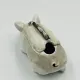 Vintage mustard pot in porcelain shaped like a pig.