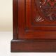 Art Nouveau Display Cabinet or Bookcase in oak with carvings and glass door