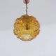 Danish Mid-Century Copper and Glass Pendant Light