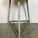 Green Industrial Workshop Stool, 1960s