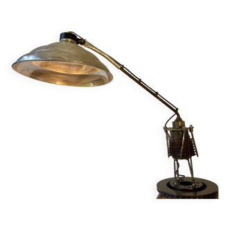 Upcycline industrial design lamp