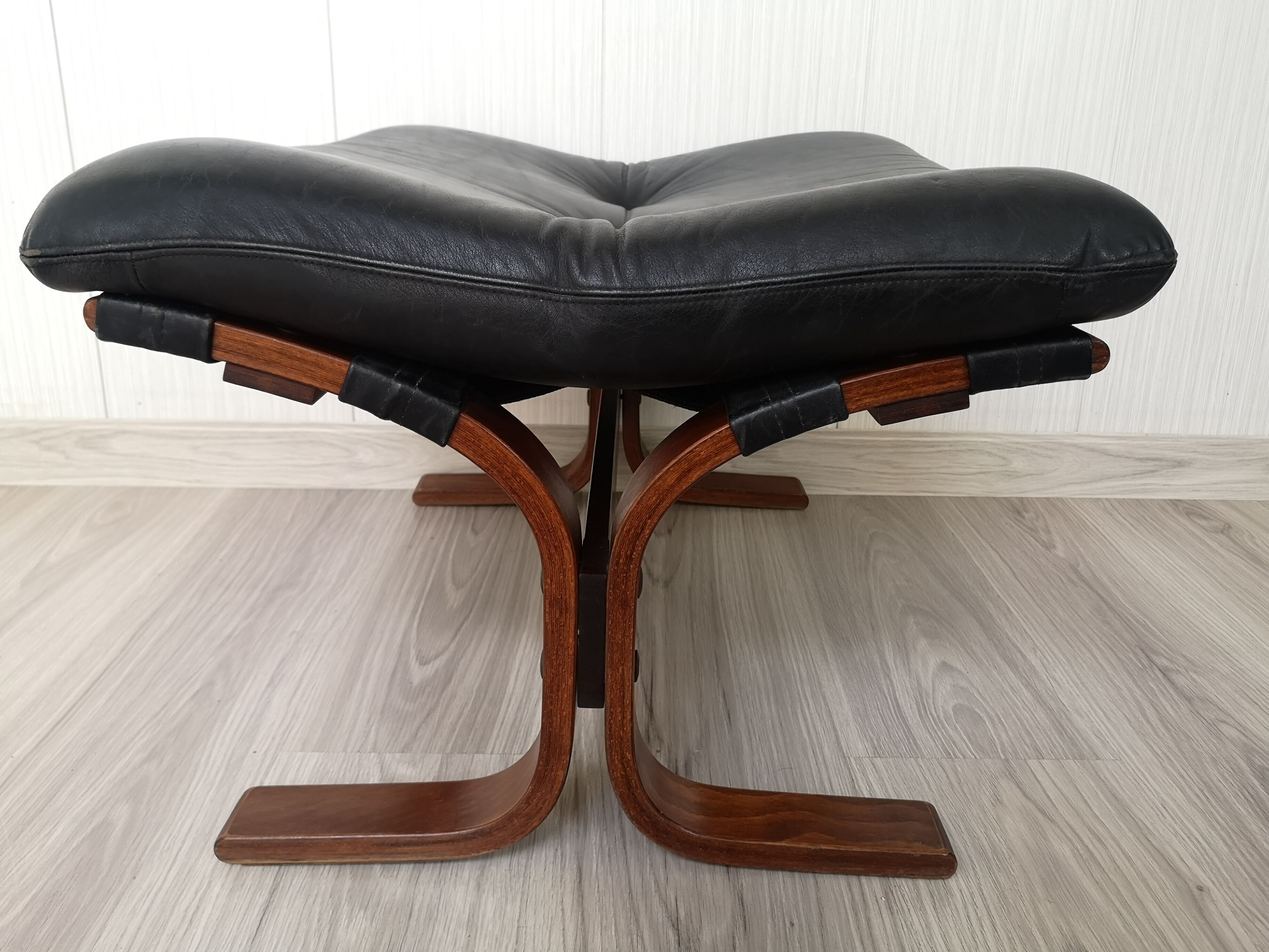 Norwegian Siesta Lounge Chair Ottomane by Ingmar Relling for Rybo