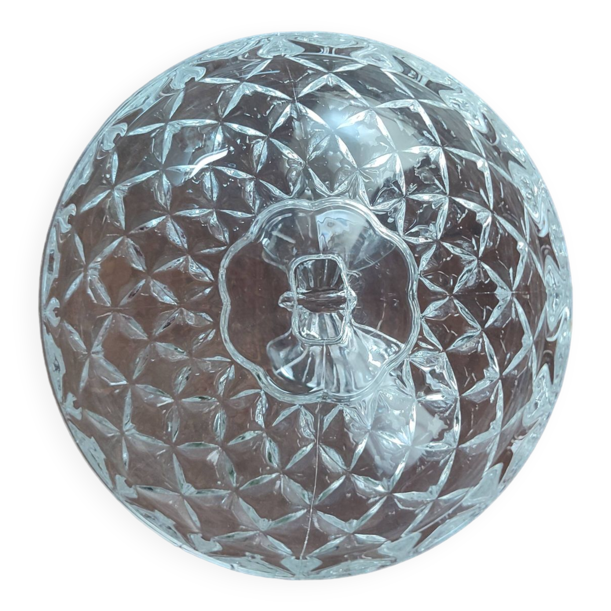 Butterfly crystal glass candy box