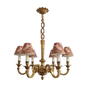 Lustre ancien en bronze de qualité