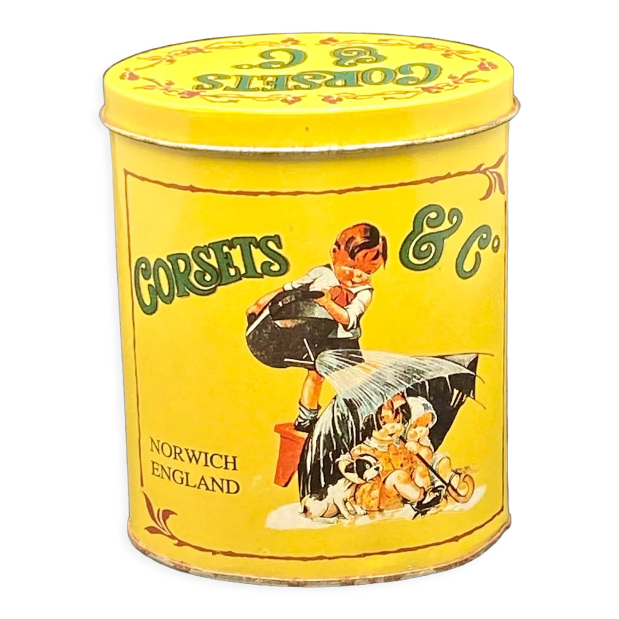 Antique decorative metal box - FCSV6