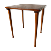 Scandinavian side table in teak Mobelintarsia